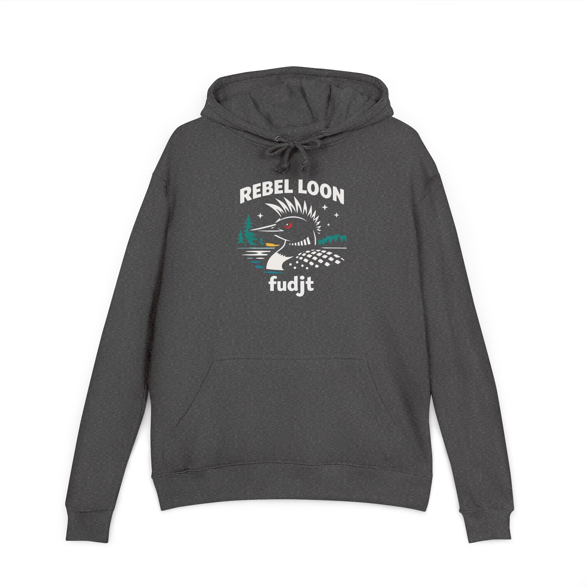 fudjt French Terry Hoodie | Rebel Loon Naturescape | 6 Colors