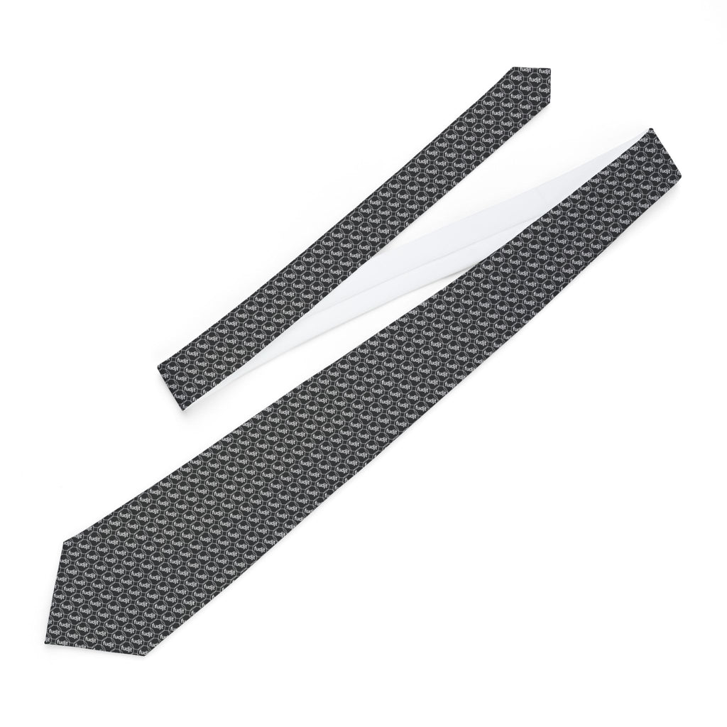 Black & White Unbroken Chain fudjt Necktie 315 - view 3