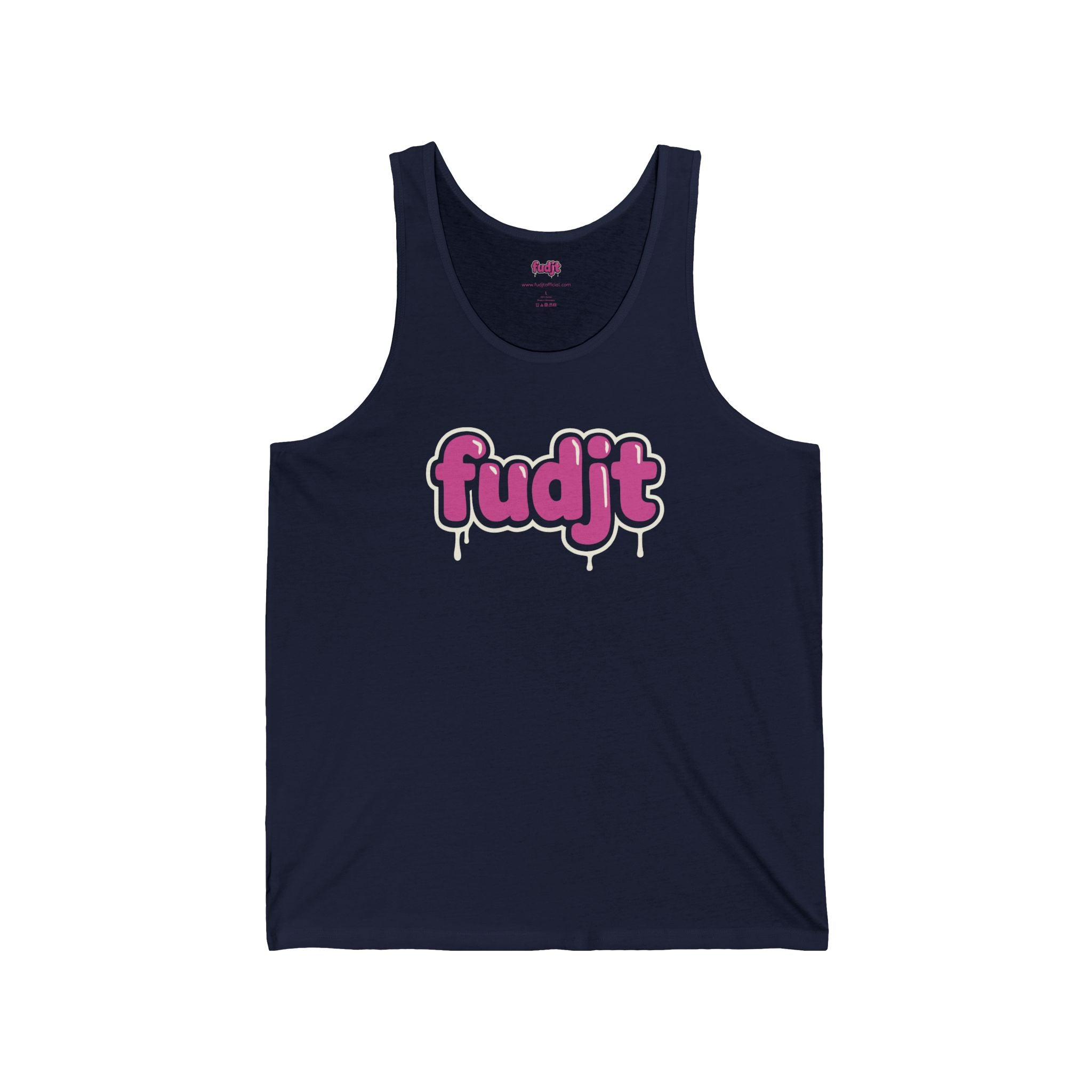 Pink Drip fudjt Unisex Jersey Tank | 3 Colors
