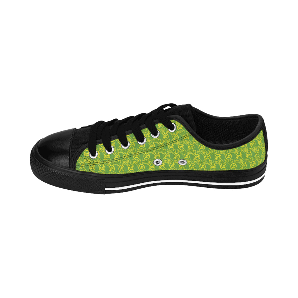 Green Golden fudjt No Kings Street Style Sneakers | Women & Girls All Over .5 Low Top