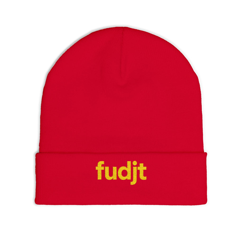 Stylish & Cozy fudjt Knit Beanie | Gold Embroidery | 6 Colors