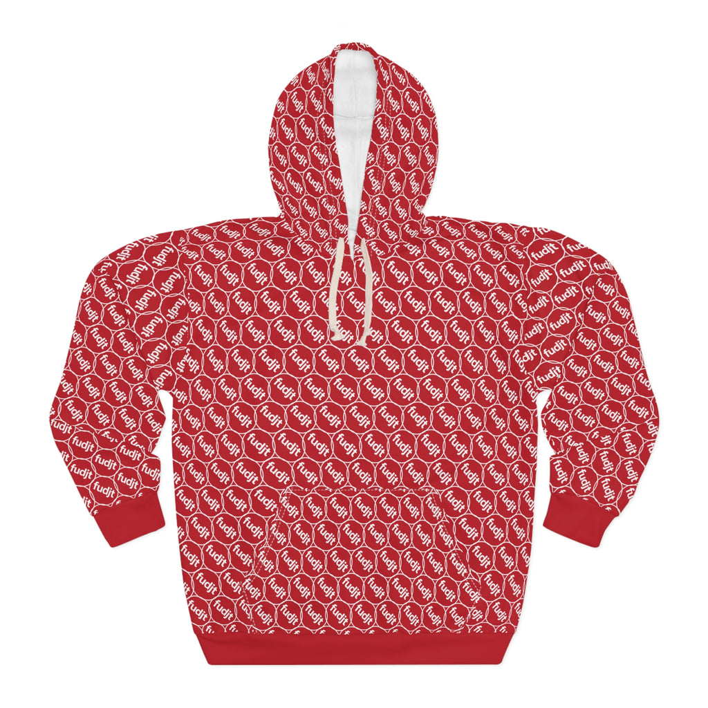 Dark Red fudjt Unbroken Chain Hoodie | All Over 2.5-45