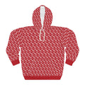 Dark Red fudjt Unbroken Chain Hoodie | All Over 2.5-45