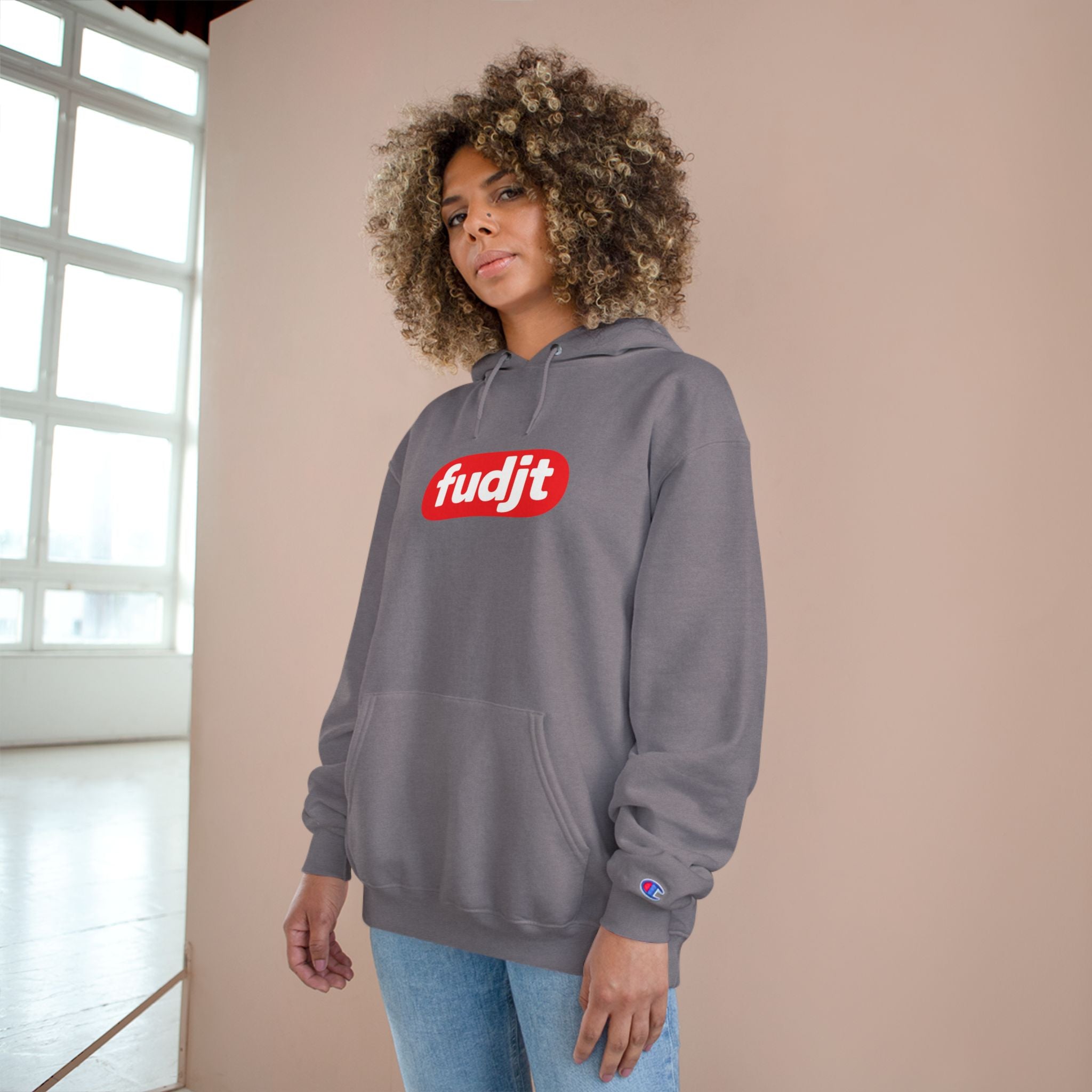 fudjt Anti-Supremacy Red Badge Champion Hoodie | 8 Colors