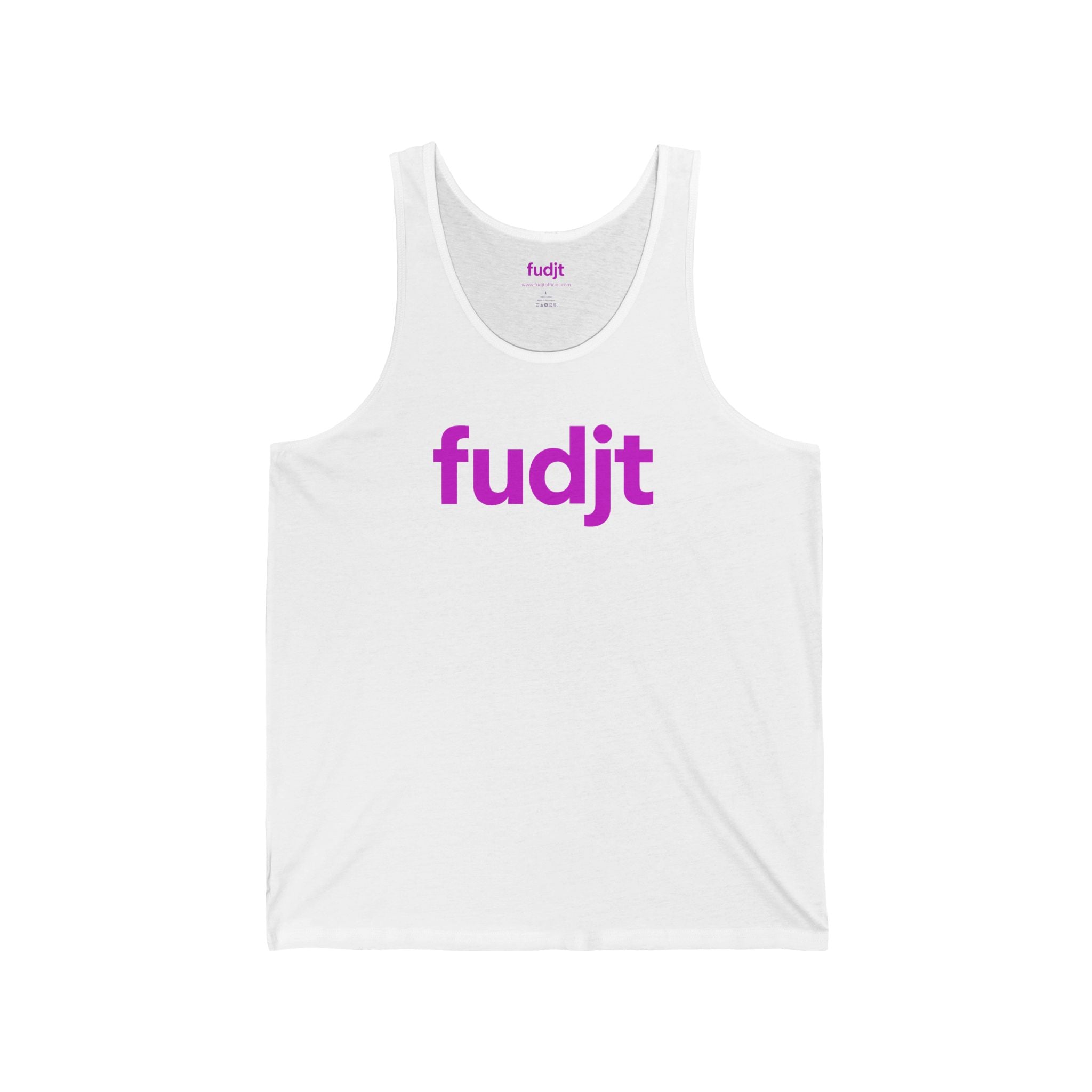 Plum fudjt logo - Unisex Jersey Tank | 6 Colors