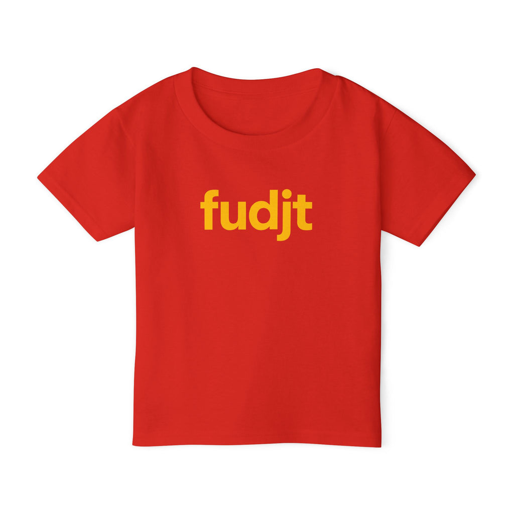 Toddler T-Shirt with Gold Fudjt Design | 6 Colors
