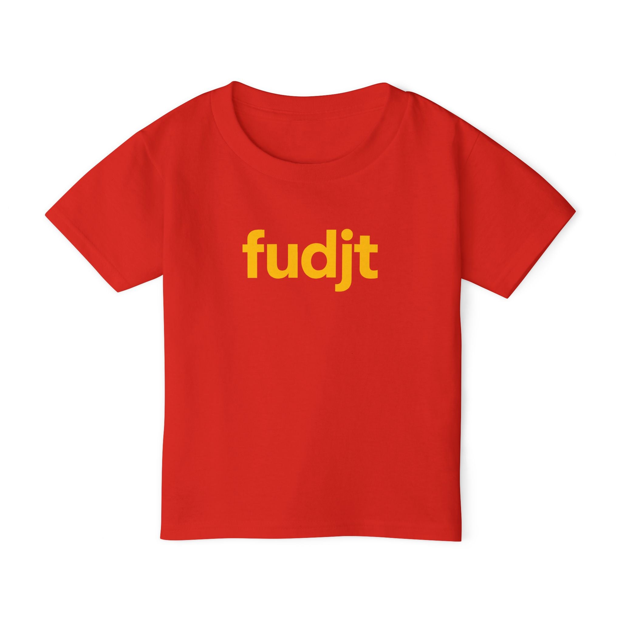 Toddler T-Shirt with Gold Fudjt Design | 6 Colors