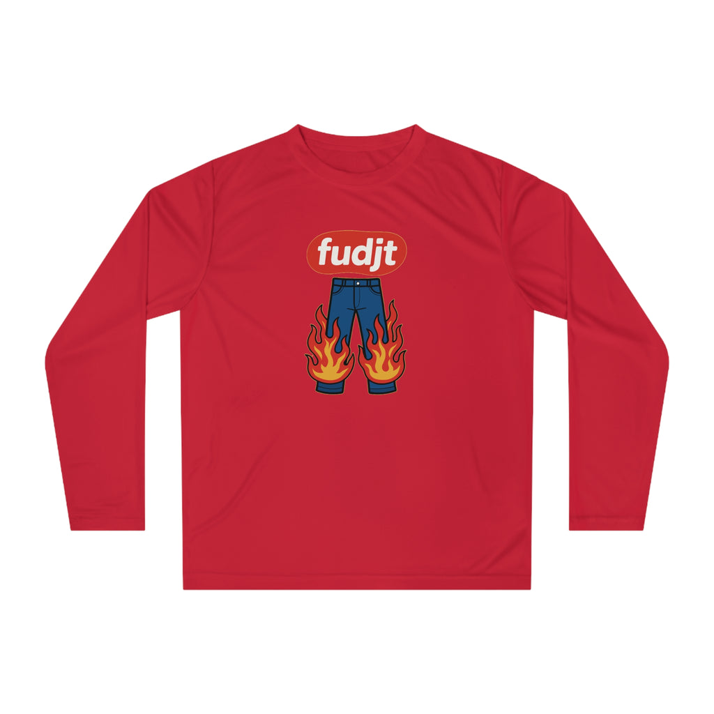 fudjt Pants On Fire Long Sleeve Performance Tee | 5 Colors