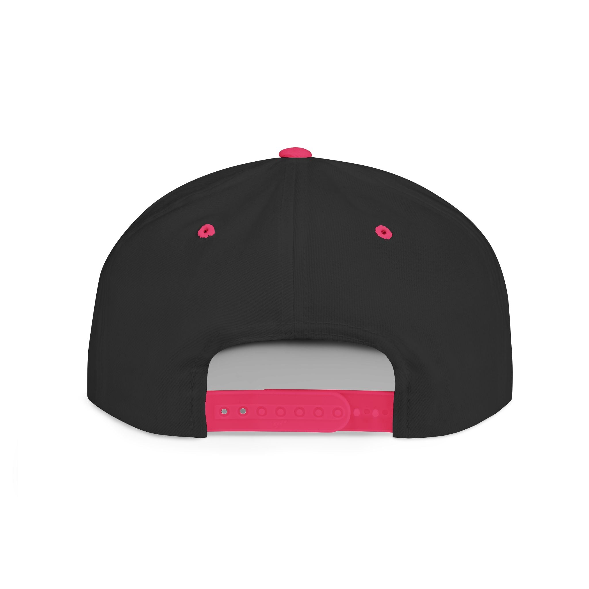 fudjt Circle Flat Bill Snapback Hat | Golden Yellow Embroidery |  14 Colors