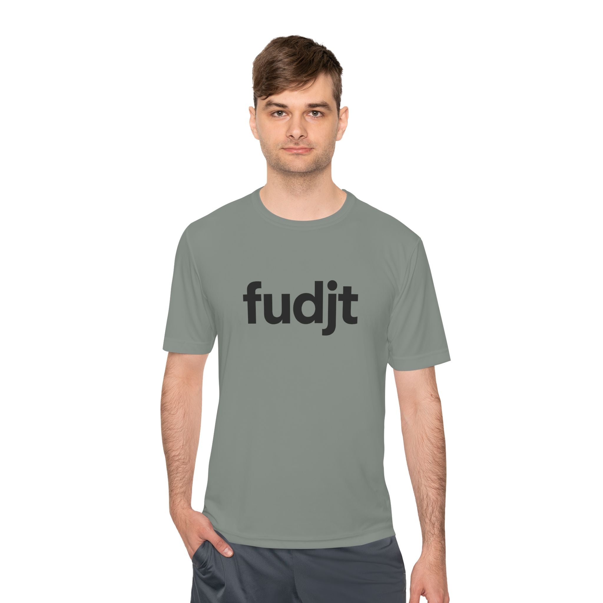 Black fudjt design Moisture Wicking Performance Tee | 12 Colors - view 14
