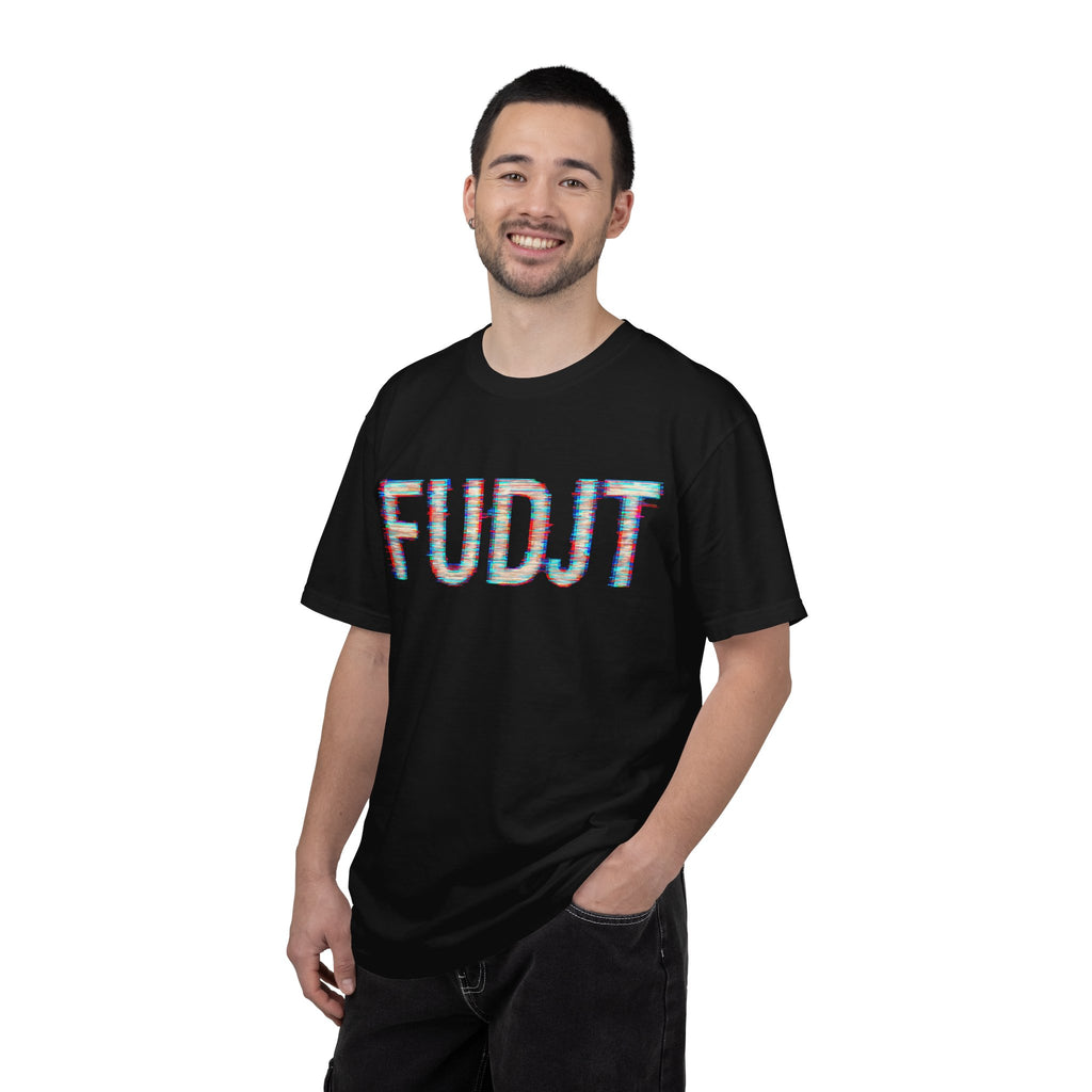 FUDJT Glitch Front & No Crown Back Premium Heavyweight Tee | 15 Colors