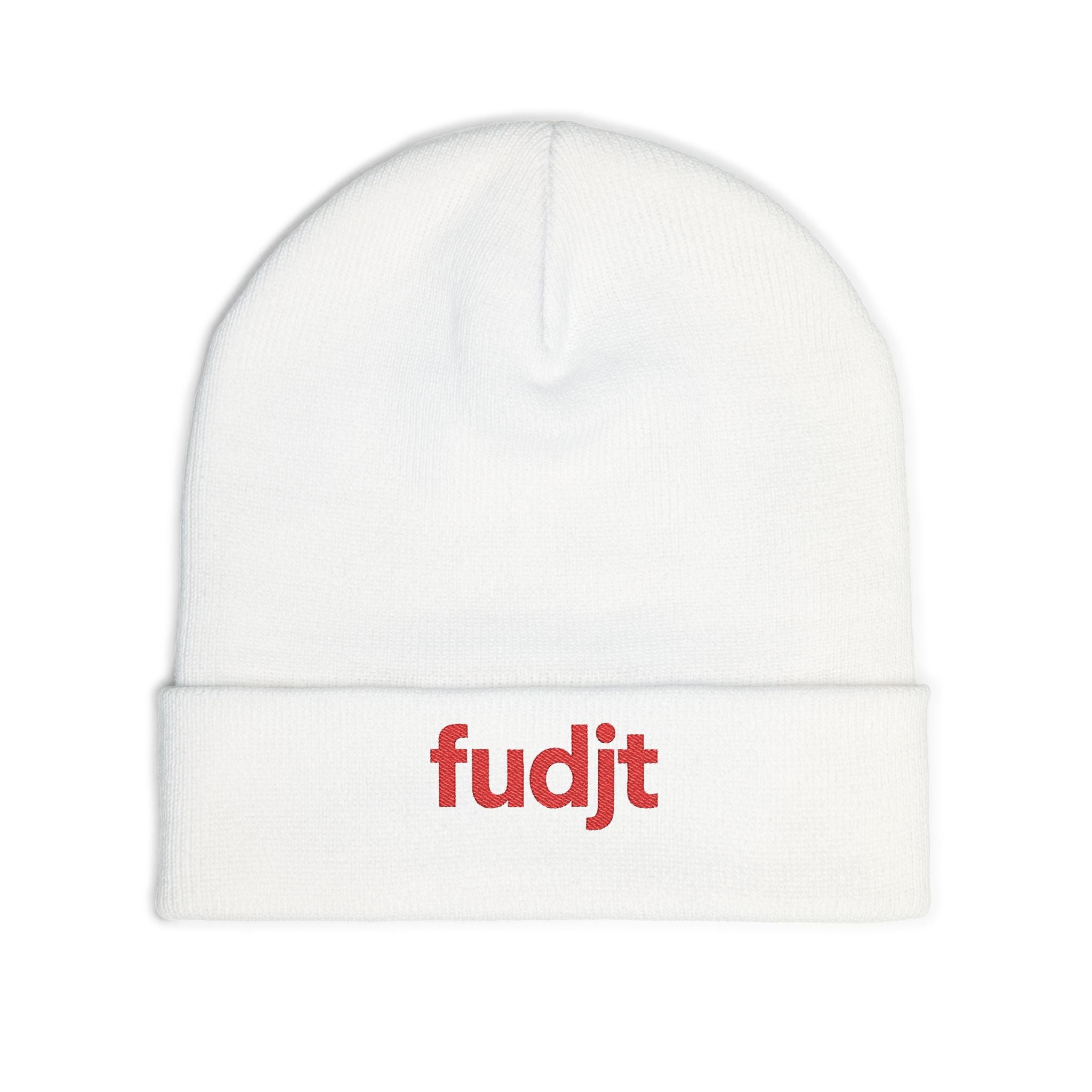 Stylish & Cozy fudjt Knit Beanie | Red Embroidery | 5 Colors