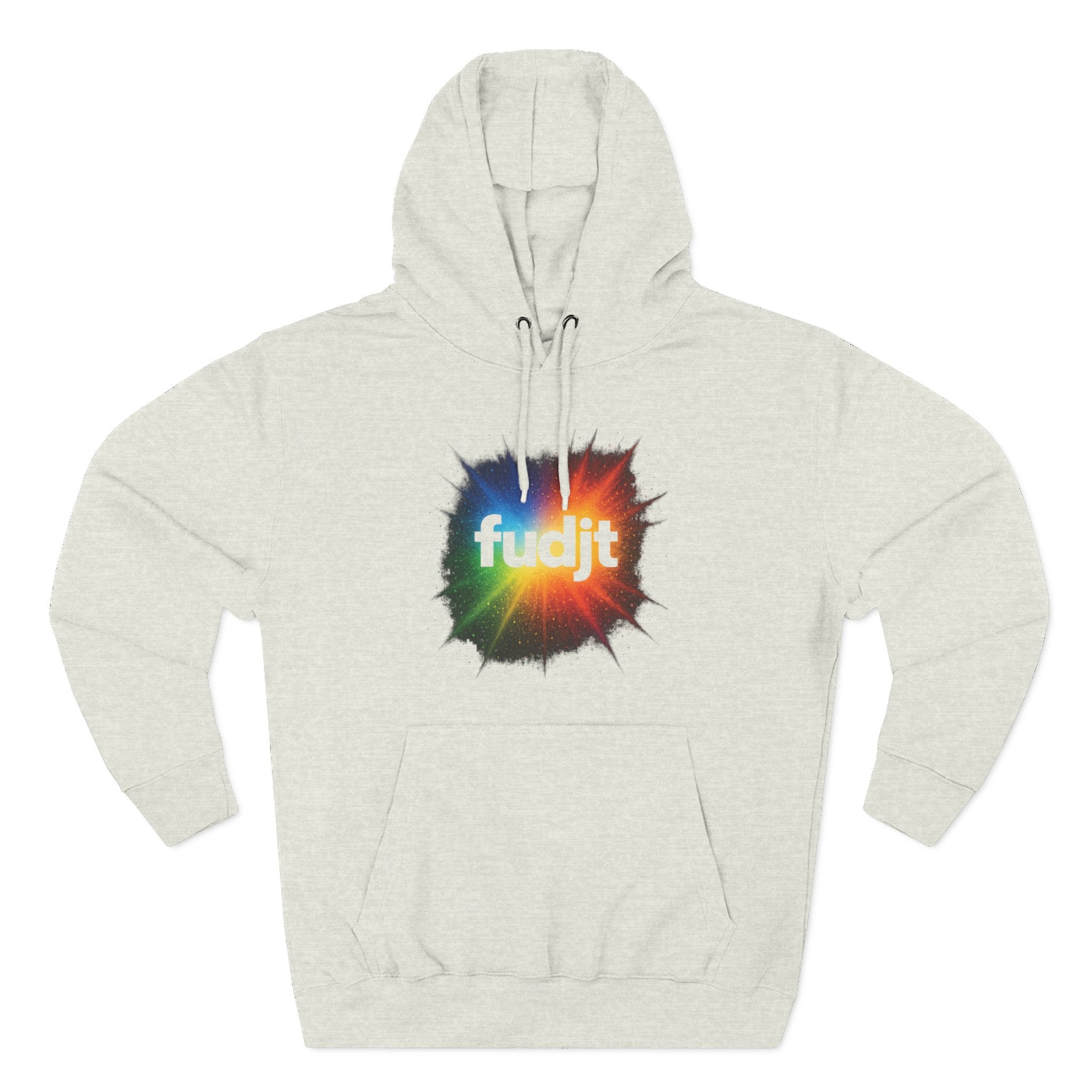 fudjt Burst of Empowerment Hoodie – Premium Fleece Pullover with Explosion of Color | 14 Colors