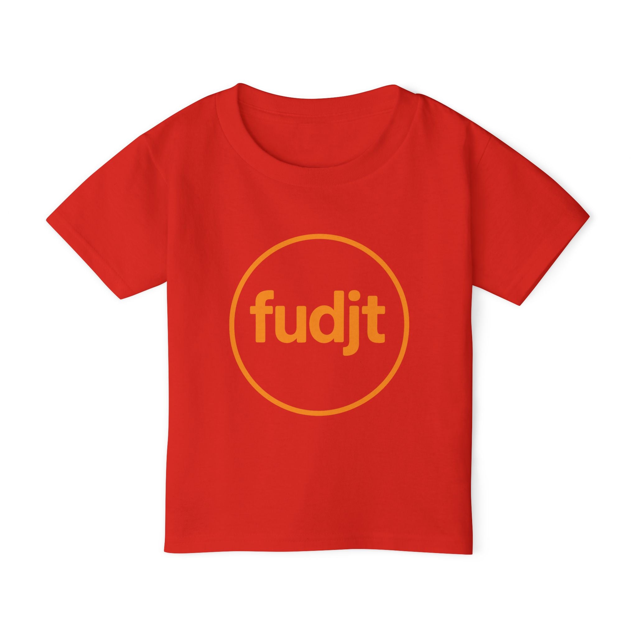 Orange fudjt Circle Toddler Tee | 7 Colors
