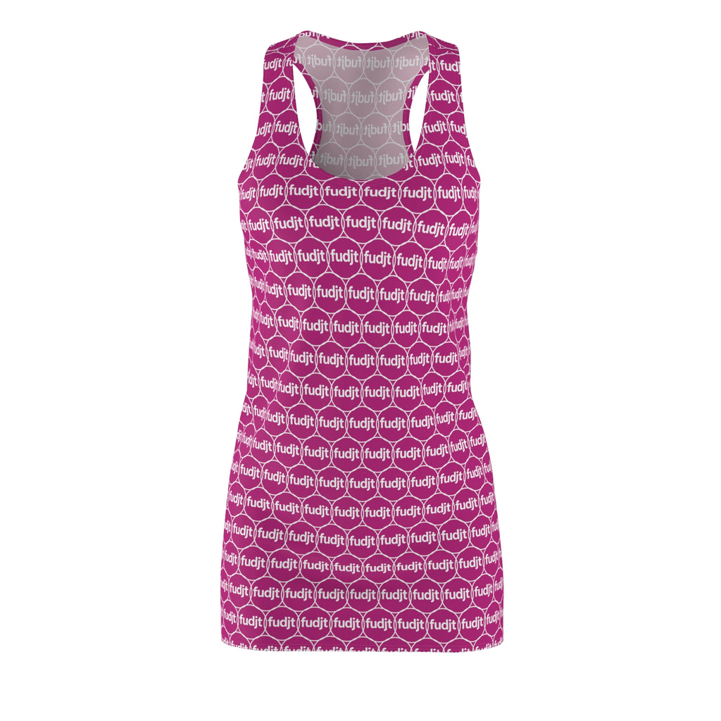 Pink fudjt Unbroken Chain 2.5 Chic Racerback Dress