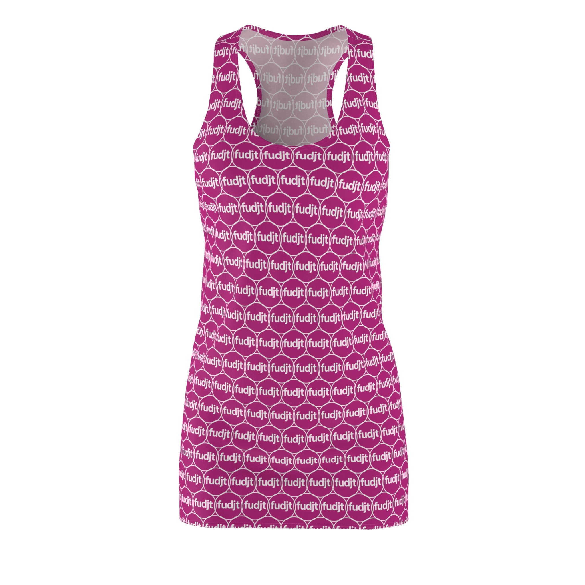 Pink fudjt Unbroken Chain 2.5 Chic Racerback Dress