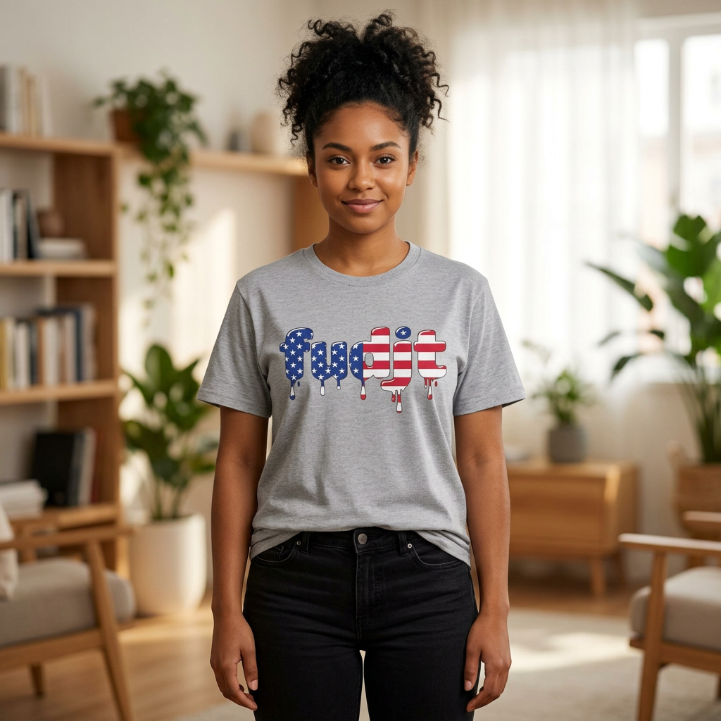 fudjt Stars & Stripes Everyday Tee | 9 Colors