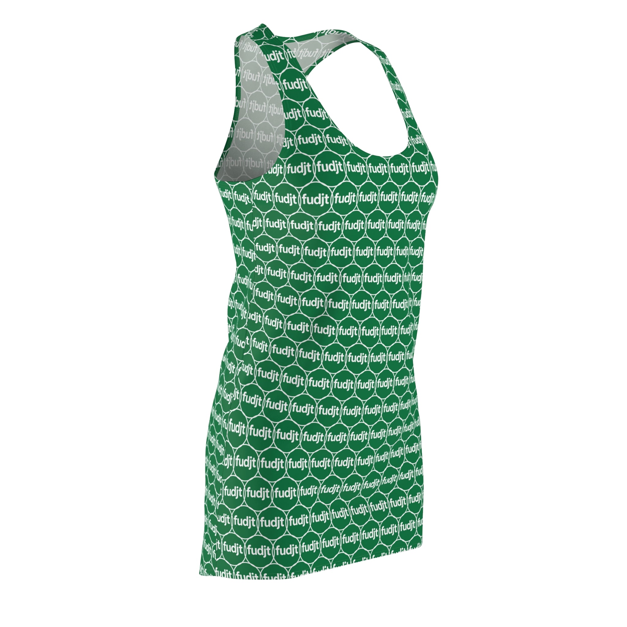 Dark Green fudjt Unbroken Chain 2.5 Chic Racerback Dress