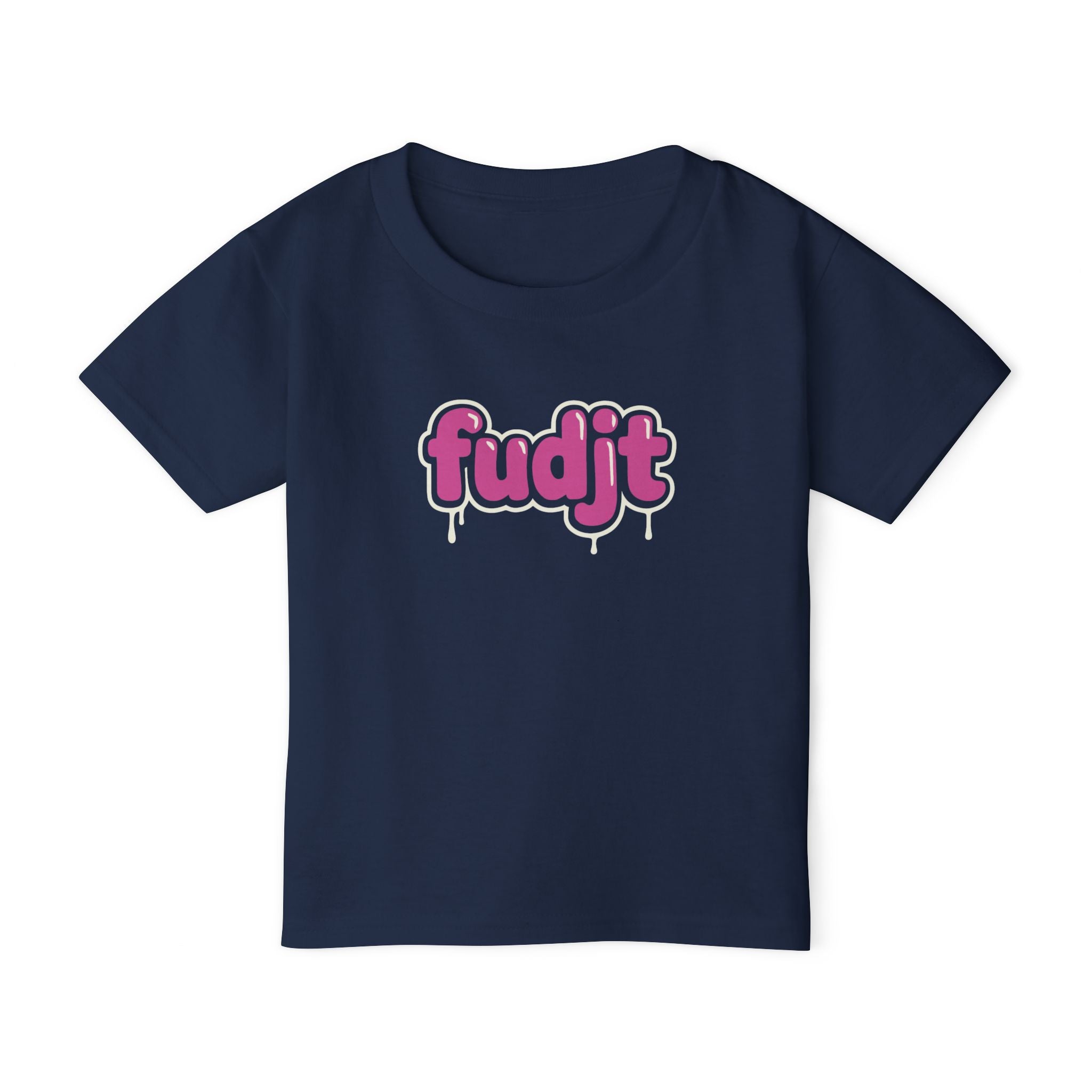 fudjt Toddler Tee with Pink Drip Design | 6 Colors