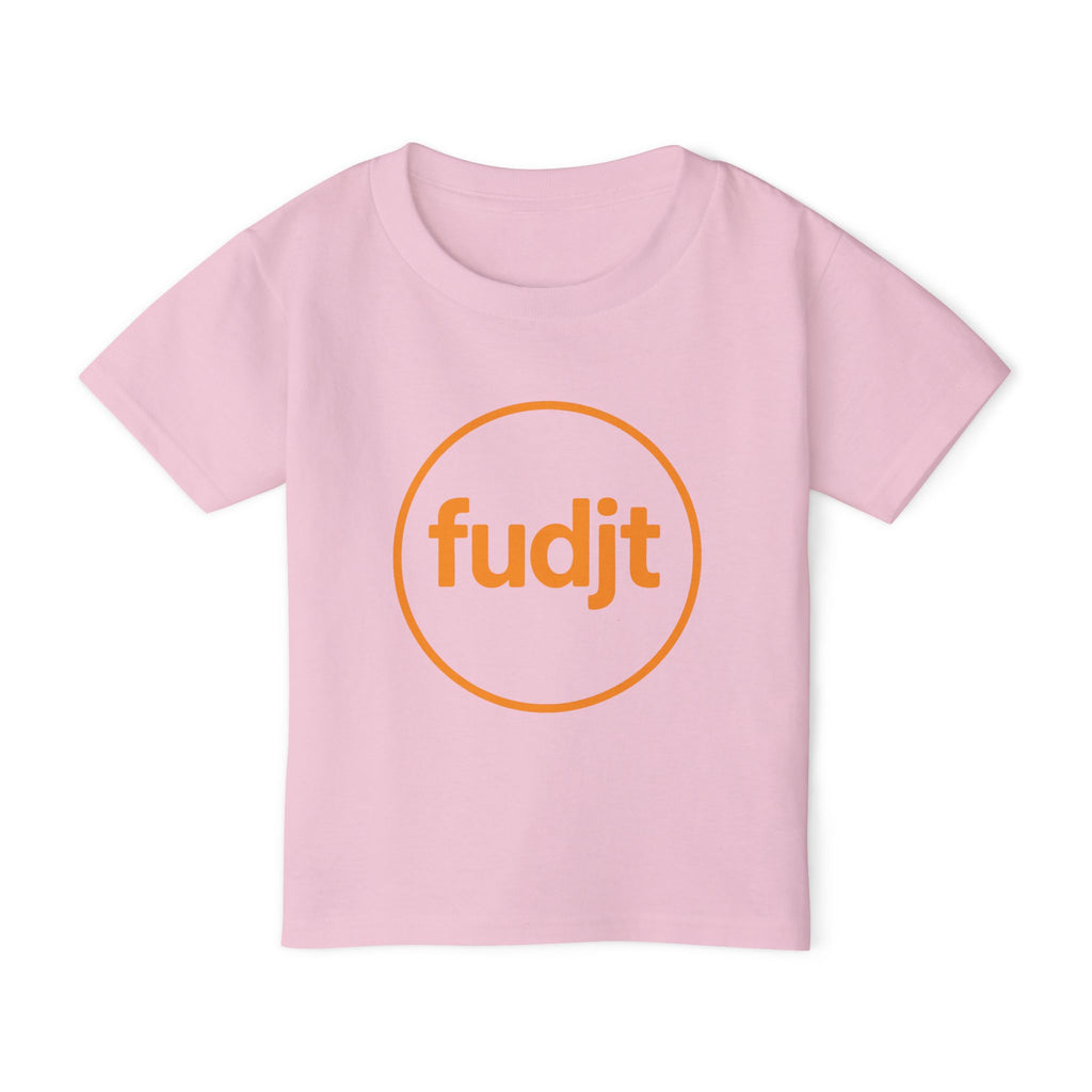 Orange fudjt Circle Toddler Tee | 7 Colors