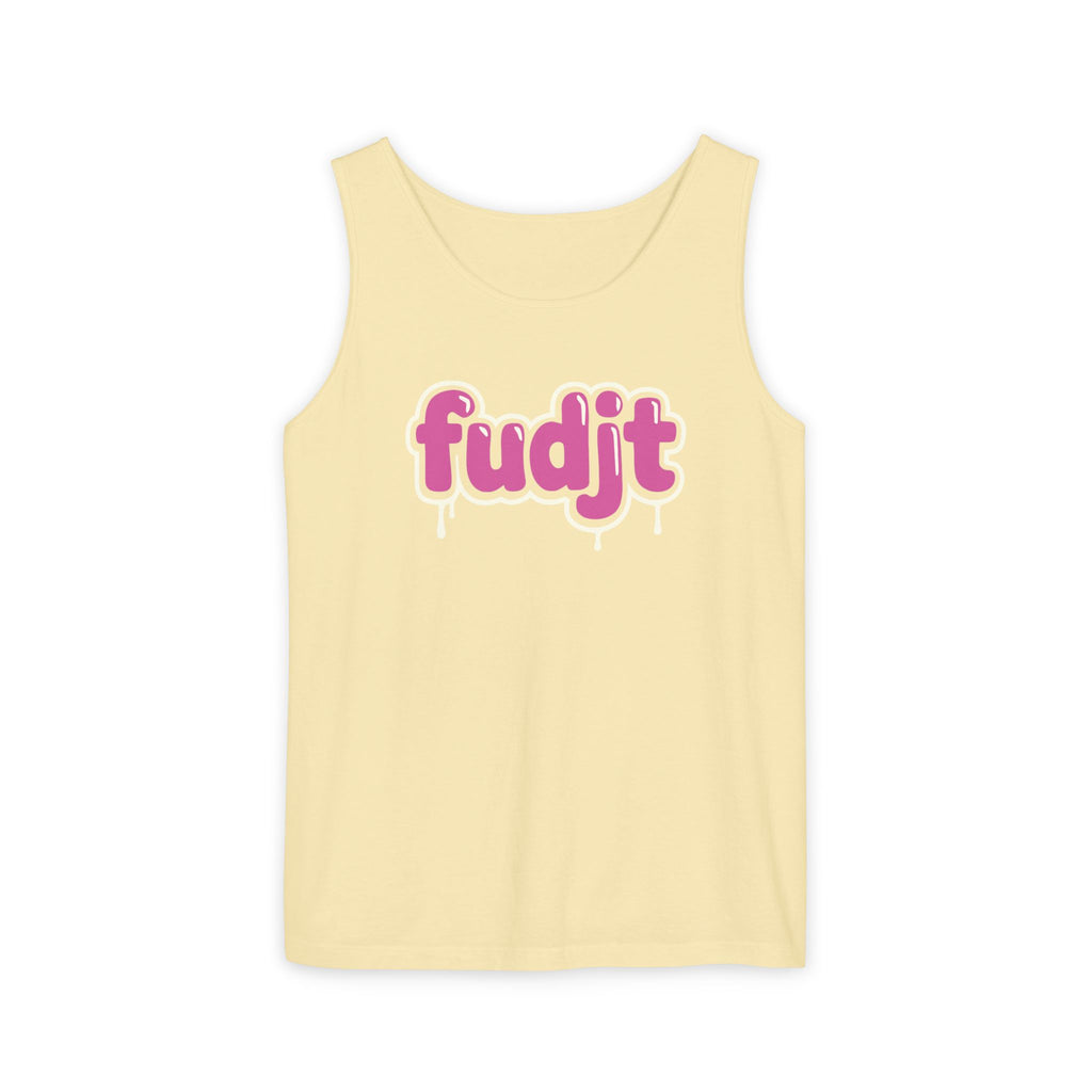 Pink Drip fudjt Long Tank Top | 16 Colors