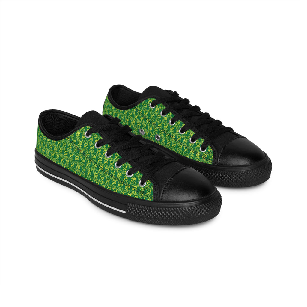 Dark Green Golden fudjt No Kings Street Style Sneakers | Men & Boys All Over .5 Low Top