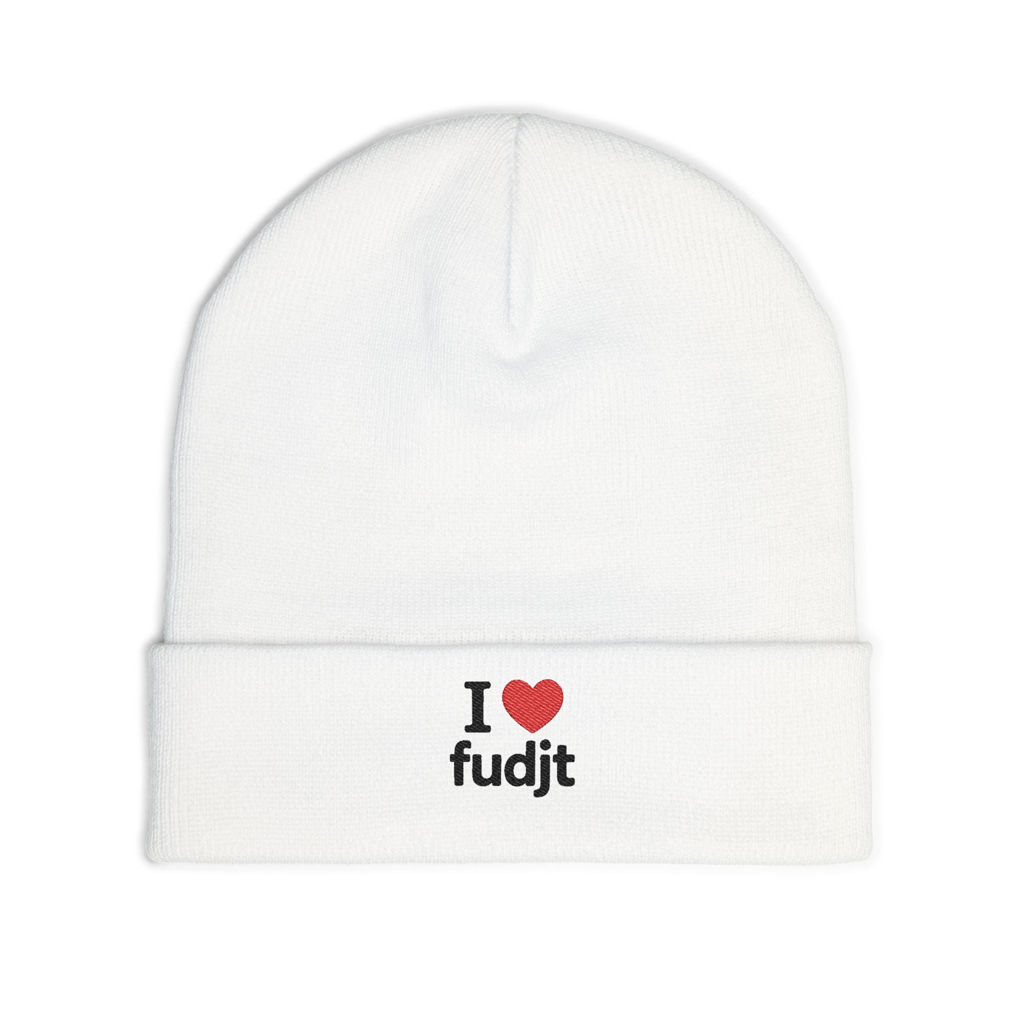 I Heart fudjt Knit Beanie | 2 Colors