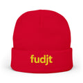 Stylish & Cozy fudjt Knit Beanie | Gold Embroidery | 6 Colors