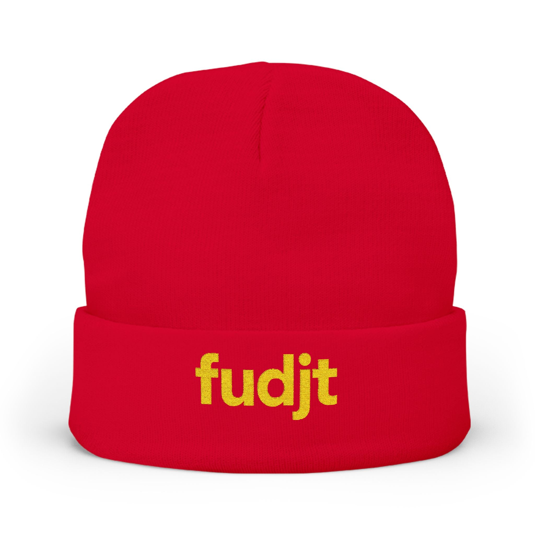 Stylish & Cozy fudjt Knit Beanie | Gold Embroidery | 6 Colors