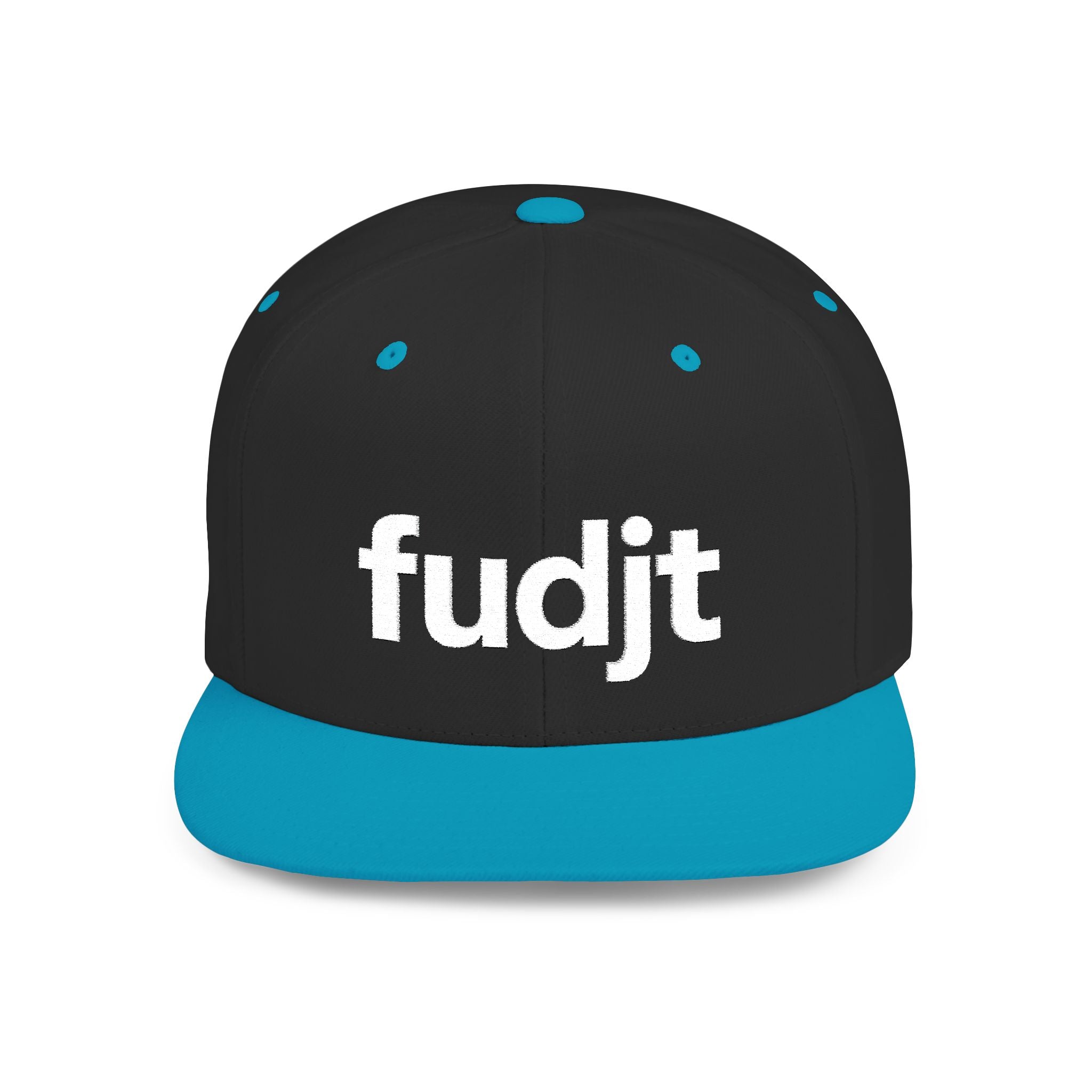 Stylish Flat Bill Snapback White fudjt Streetwear Logo Cap | 12 Colors
