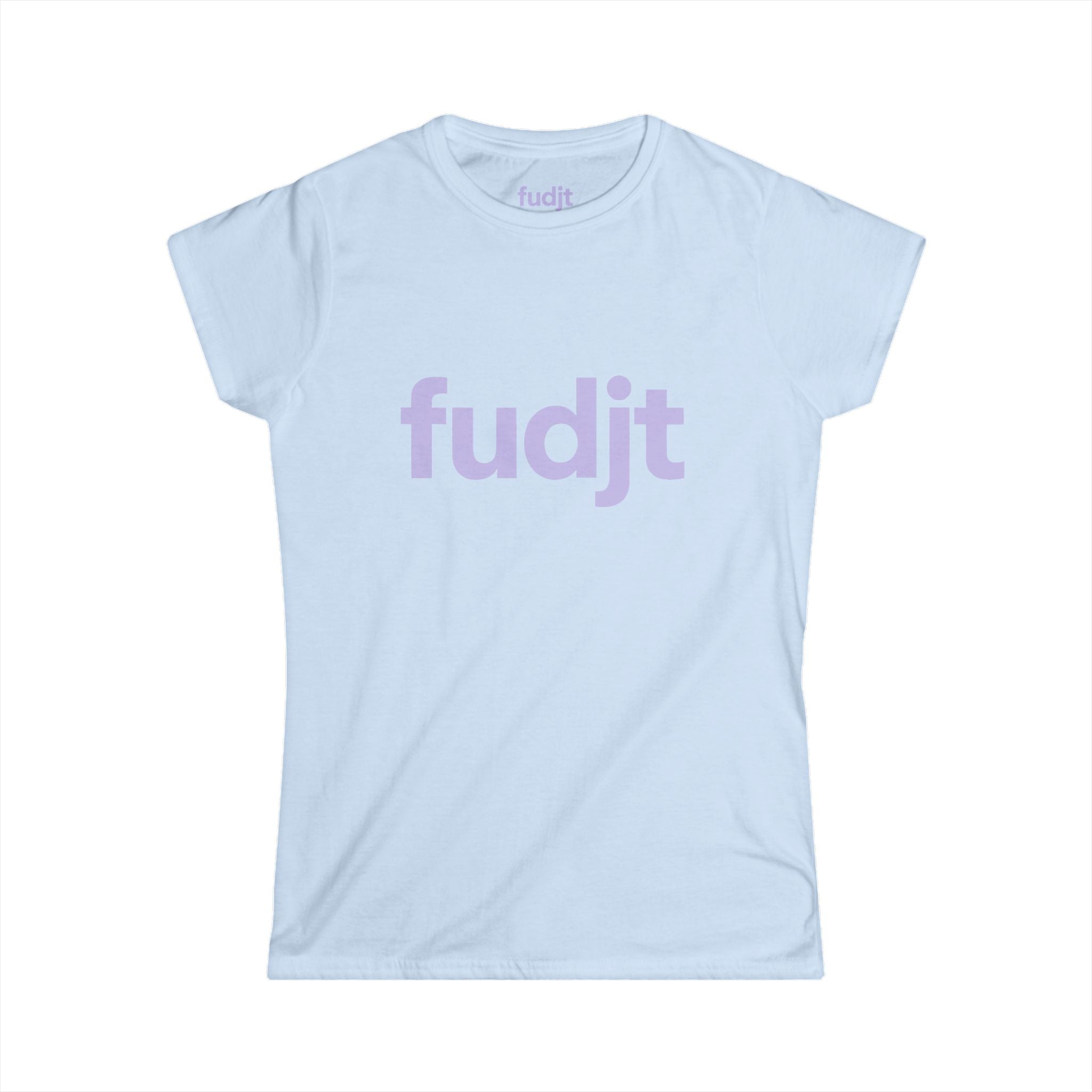 Women's Lavender fudjt logo Comfy Stylie Tee | 12 Colors