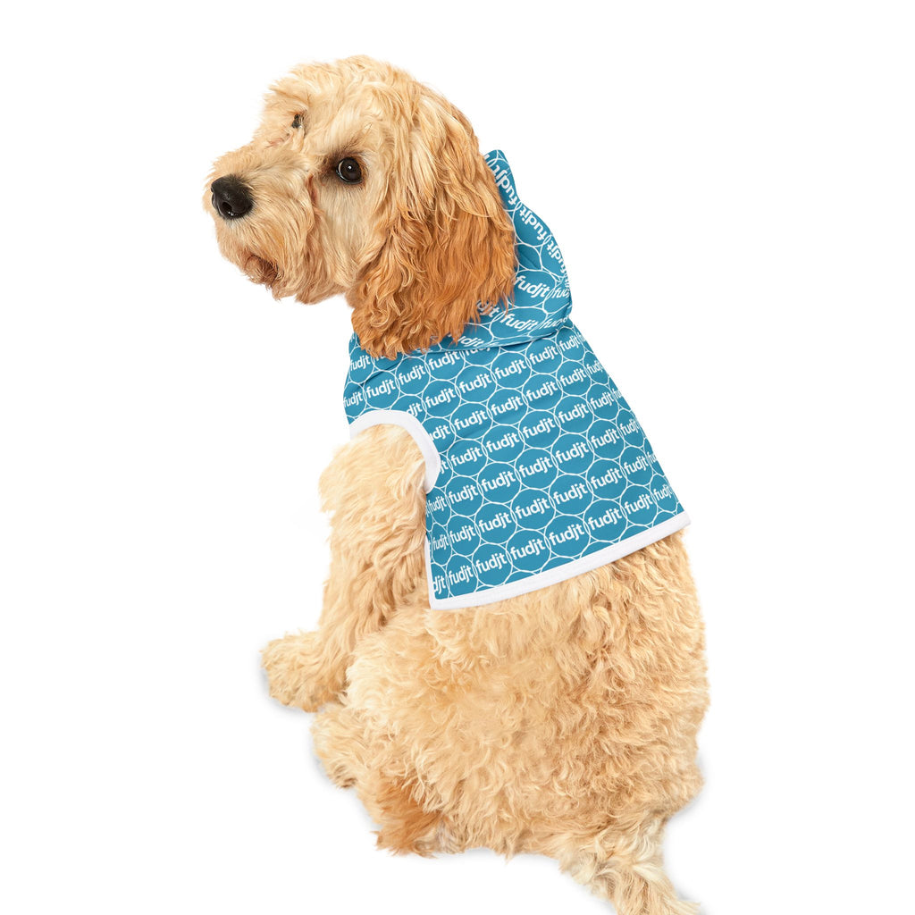 Turquoise fudjt Pet Hoodie | Unbroken Chain 2.5 | 7 Sizes
