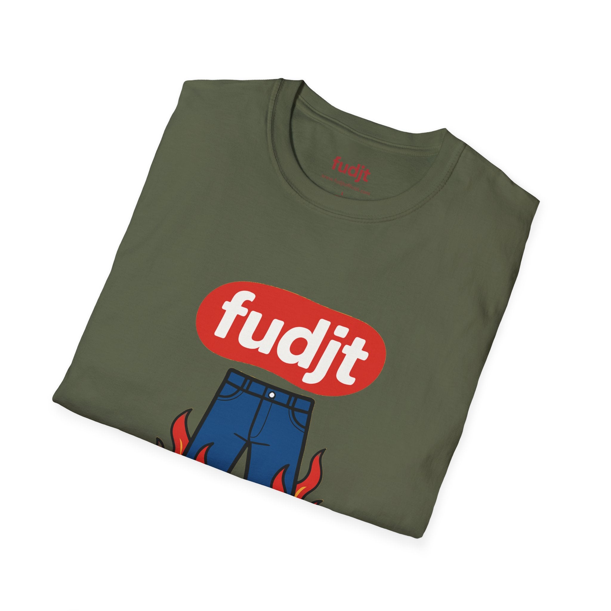fudjt Pants On Fire Everyday Style Tee | 14 Colors