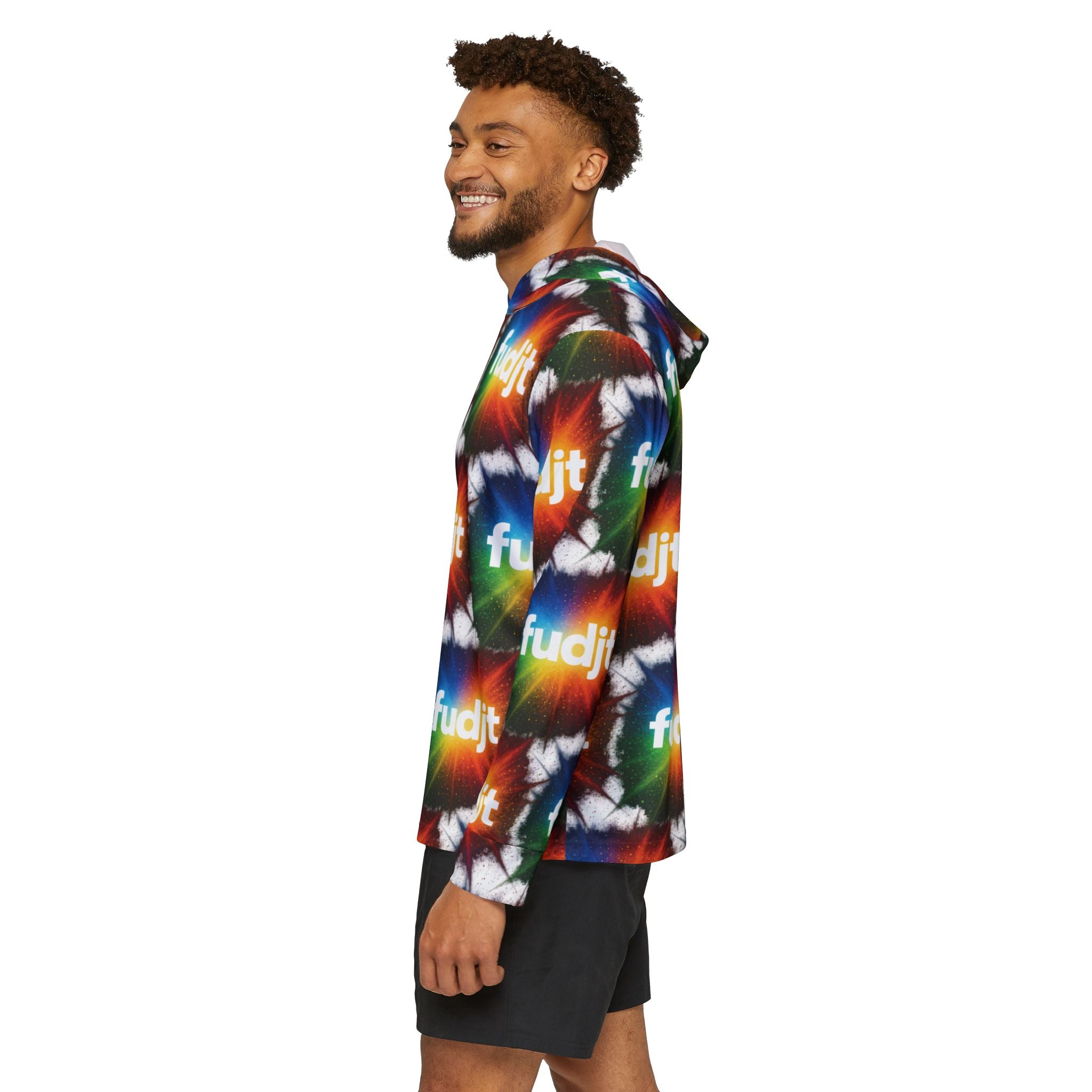 All Over fudjt Burst Of Empowerment Warmup Hoodie | 10 Whiteground