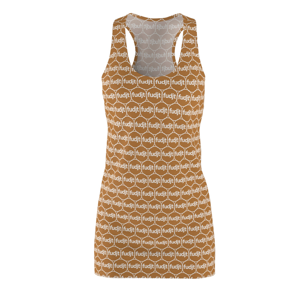 Light Brown fudjt Unbroken Chain 2.5 Chic Racerback Dress