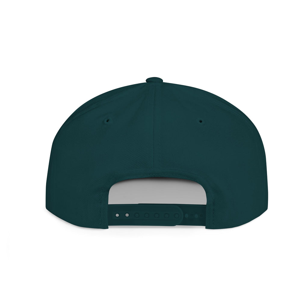 Golden fudjt No Kings Flat Bill Snapback Hat | Embroidered |  14 Colors
