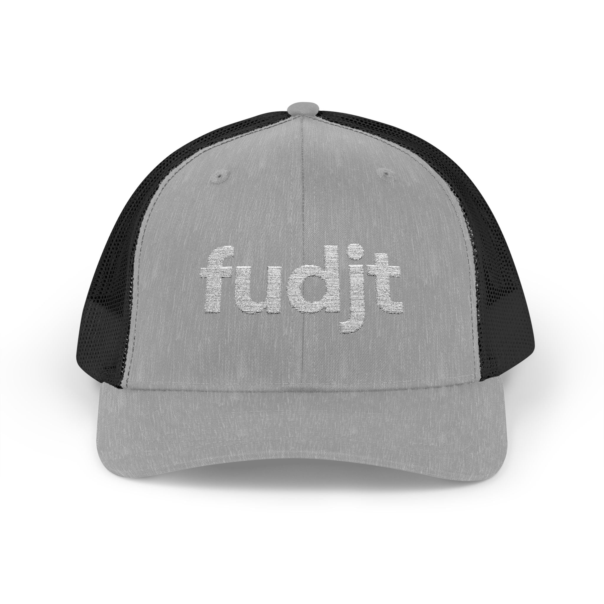 White fudjt logo Snapback Trucker Cap | 6 Colors
