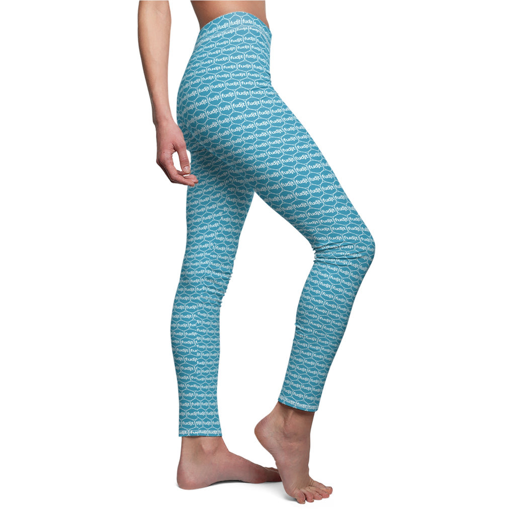 Turquoise fudjt Unbroken Chain 1.25 Casual Leggings