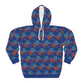 fudjt No Kings Clown Town Hoodie | All Over Dark Blue 5