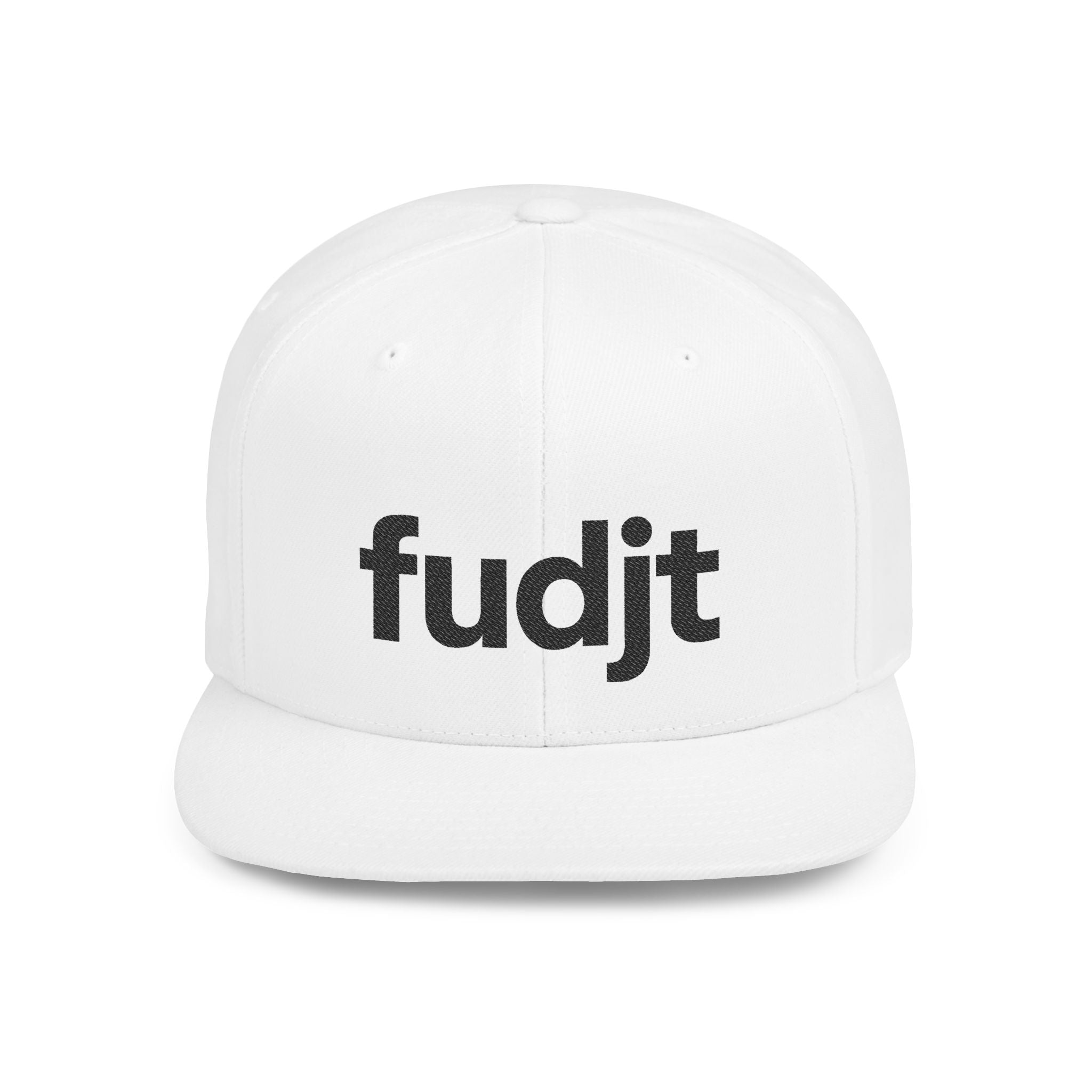 Stylish Flat Bill Snapback Black fudjt Streetwear Logo Cap | 5 Colors