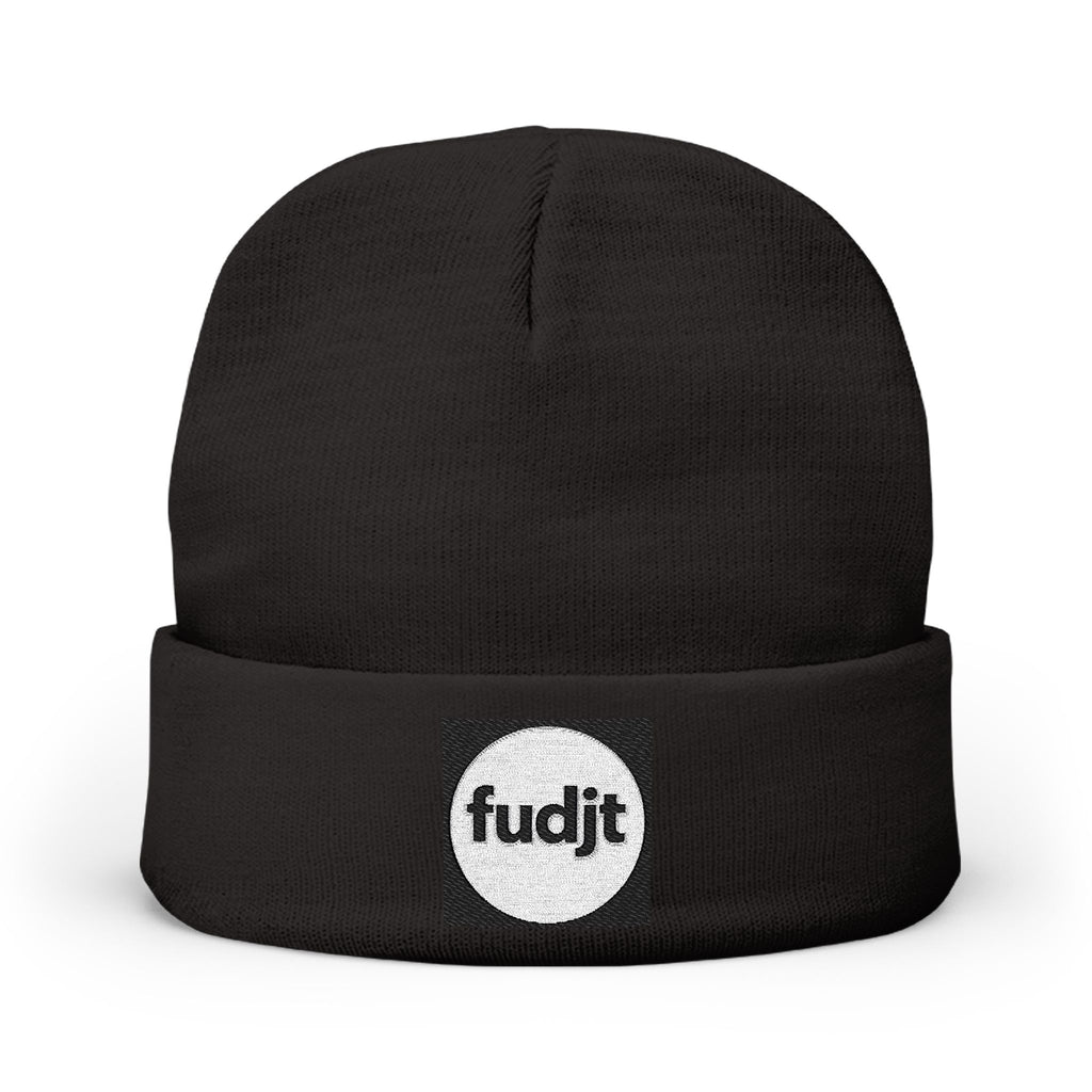 Black Square fudjt Circle Knit Beanie | 6 Colors