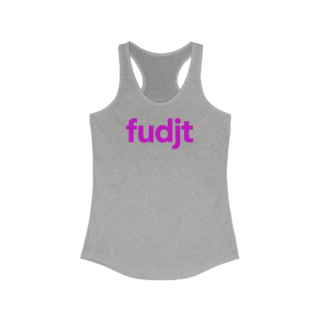 Plum fudjt logo Women's Racerback Tank, Perfect Relaxed Fit | 5 Colors