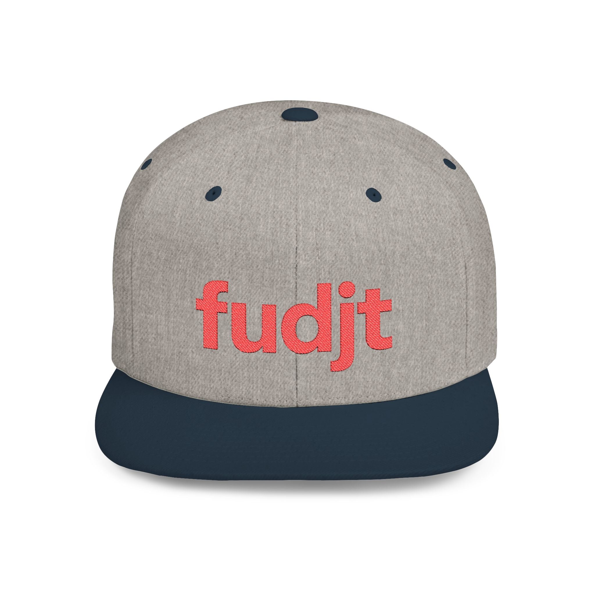 Stylish Flat Bill Snapback Red fudjt Streetwear Logo Cap | 12 Colors