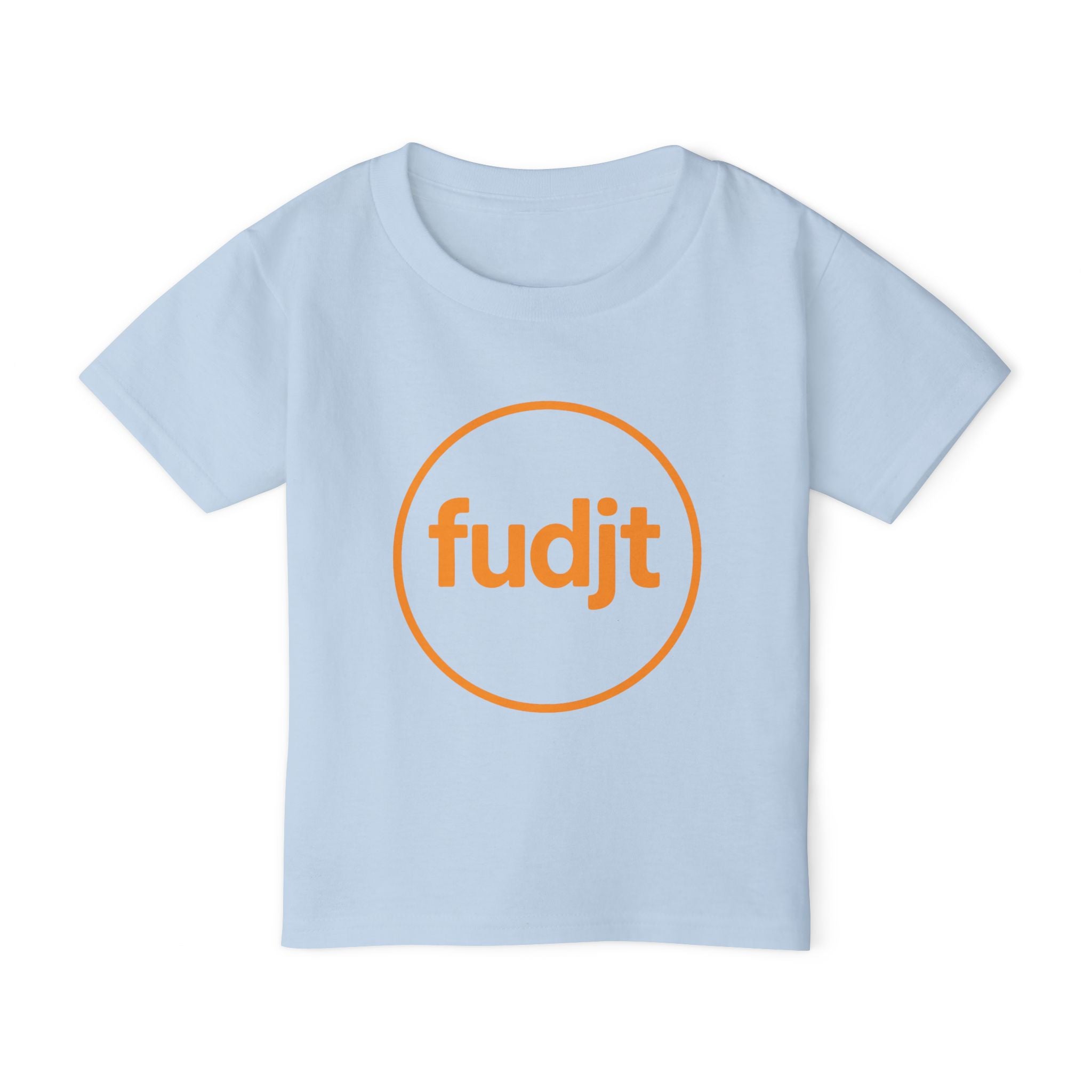 Orange fudjt Circle Toddler Tee | 7 Colors