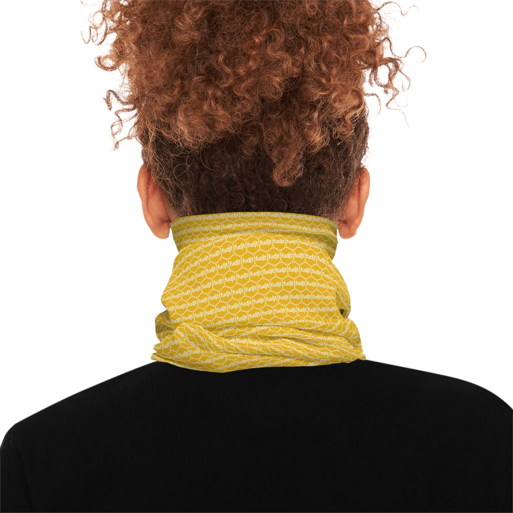 Yellow fudjt Unbroken Chain .5 Neck Gaiter