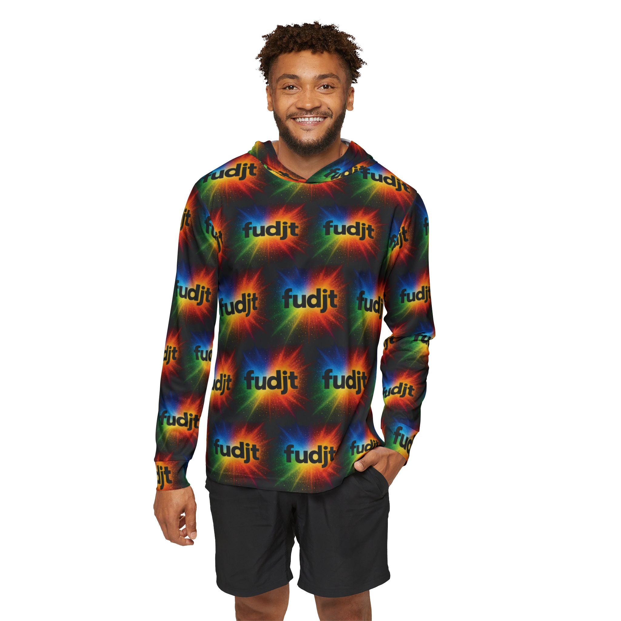All Over fudjt Burst Of Empowerment Warmup Hoodie | 7 Blackground