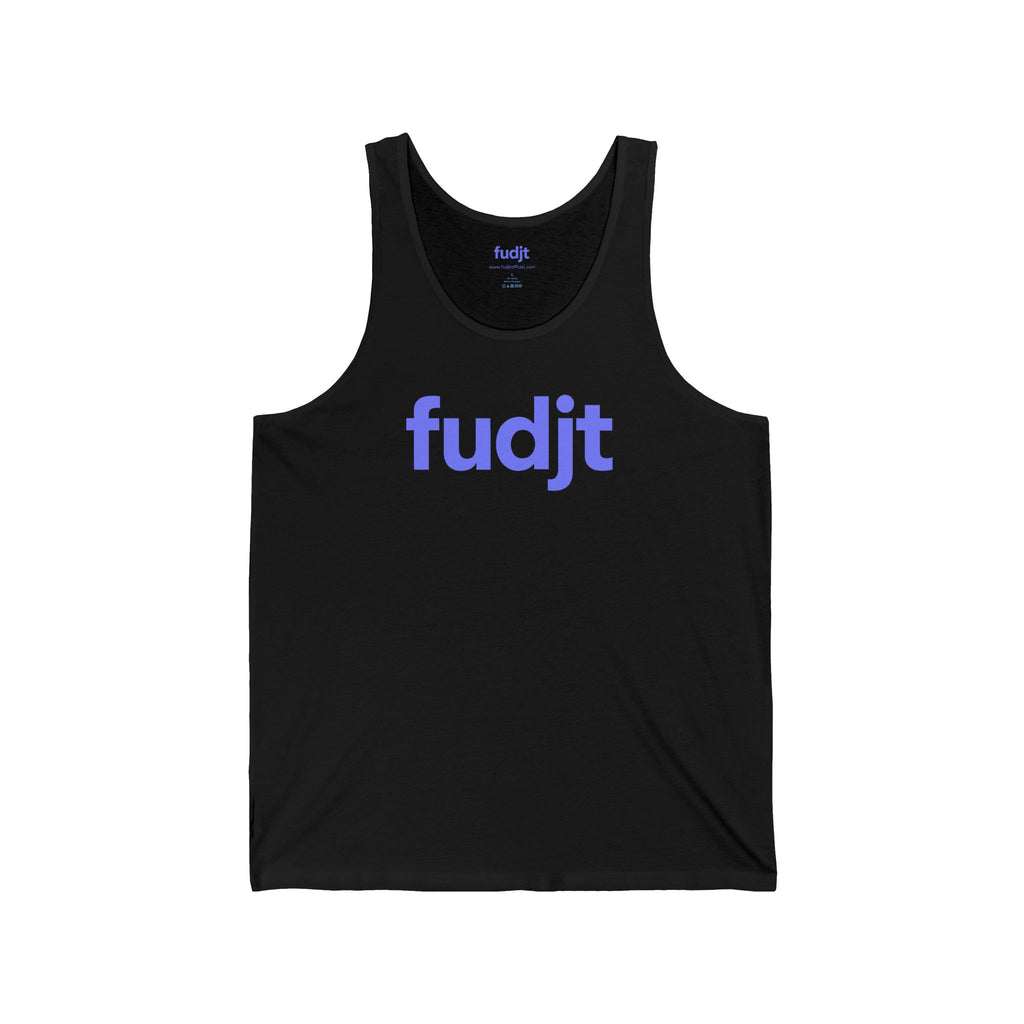 Light Blue fudjt logo - Unisex Jersey Tank | 6 Colors