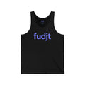 Light Blue fudjt logo - Unisex Jersey Tank | 6 Colors