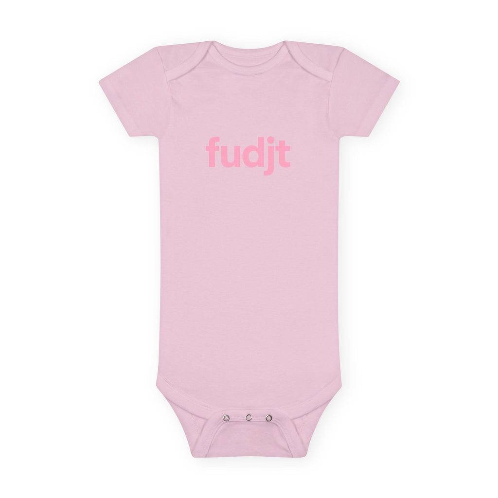 Pink fudjt Logo Baby Onesie | 4 Colors