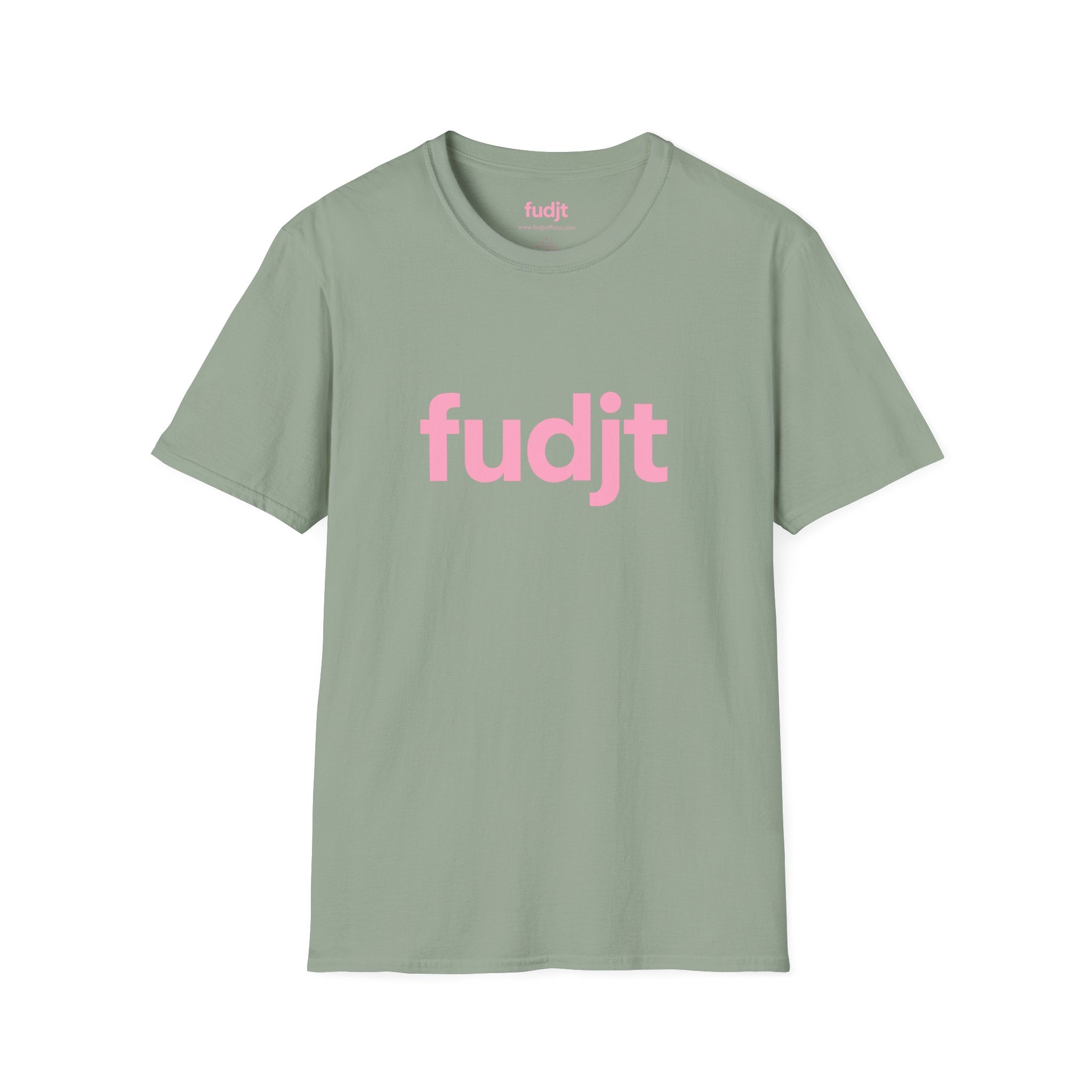fudjt Everyday Style Pink logo Tee | 15 Colors
